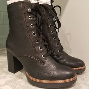 Never worn! Natrulizer Black Leather Booties (6.5)